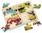 Melissa & Doug รุ่น 9365  พัซเซิล จิ๊กซอ 4 ชิ้น 4 ลาย (16 ชิ้น ) รูปไดโนเสาร์ มาพร้อมกรอบไม้อย่างดี เสริมสร้างสมาธิ  4-in-1 Dinosaur Jigsaw Puzzle