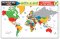 Melissa & Doug รุ่น 5042 Write-A-Mat Learning Mat - World Map แผ่นรองจานเขียนลบได้รูปแผนที่โลก ส่งเสริมการเรียนรู้