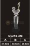 ถ้วยรางวัลคริสตัล CY218-2M