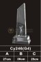 ถ้วยรางวัลคริสตัล CY246-G4