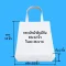 กระเป๋าผ้าดิบหูหิ้วมีก้นขนาด 10x12 นิ้ว ราคาถูก ใบละ 26 บาท ขั้นต่ำ 100 ใบ ส่งฟรีทั่วประเทศ
