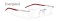 Spyllo Rimless A Chrome Grey / Bordeaux / Red