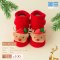 PAPA ถุงเท้าเด็ก มีกันลื่น ลายคริสต์มาส ถุงเท้าเด็กอ่อน ChristmasSeries รุ่นST-47 ผ้านุ่ม ระบายอากาศได้ดี ถุงเท้าเด็กกันลื่น