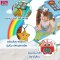 FIN House Play gym เพลย์ยิมรูปบ้าน 3 IN 1ถอดเสาออกเป็นเพลแมทได้พร้อมของเล่นโมบาย รุ่นJL625-2A