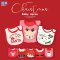 พร้อมส่ง PAPABABY ผ้ากันเปื้อนเด็ก ลายคริาต์มาส รุ่นMT05 ผ้าเช็คทำความสะอาด ผ้ากันเปื้อน ผ้าซับน้ำลาย