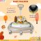 FIN รถหัดเดินหน้ากระรอก รถหัดเดินเด็ก รุ่น CAR-8512 Baby Walker มีเพลง มีไฟ ที่นั่งปรับได้ 3 ระดับ