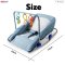 PAPA BABY เปลโยกเด็ก CAR-TK02C มีโมบาย ปรับโยกได้ 2 ระดับ