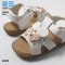 Papa รองเท้าแฟชั่นเด็กผู้หญิงรัดส้น Baby Shoes ผลิตจากหนังวัวแท้ ใส่สบาย กระชับเท้า เดินคล่อง รุ่น PRB390(201)