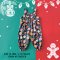 CHRISTMAS TREATS DARK BLUE JUMPSUIT 100% COTTON PRINTED