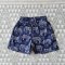 BOYS & GIRLS ELASTIC WAISTBAND THAI ELEPHANTS NAVY BLUE / 100% PRINTED COTTON