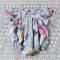 BUTTERFLY SLEEVES PEONY ROMPER 100% PRINTED COTTON*HEADBAND NOT INCLUDED
