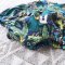 BUTTONS BACK DARK BLUE JUNGLE ROMPER 100% PRINTED COTTON*HEADBAND NOT INCLUDED