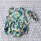 BUTTONS BACK WHITE JUNGLE ROMPER 100% PRINTED COTTON*HEADBAND NOT INCLUDED