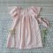 DAISY BUTTERFLY SLEEVES DRESS 100% PRINTED COTTON*HEADBAND NOT INCLUDED