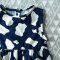COW PATTERN BUTTONS BACK DRESS  100% PRINTED COTTON*HEADBAND NOT INCLUDED