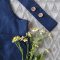 BOYS & GIRLS BLUE INDIGO DENIM PINAFORE100% COTTON