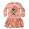 GIRL DRESS 1-7Y. LP0629 STAY SOFT DRESS WITH RUFFLED