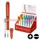 PB168-00 (EDITION) RED ไขควงสลับแบน-แฉกด้ามปากกา เบอร์ 00 ด้ามสีแดง