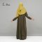L.tru – Gamis Premium Ramping Sleek Dress | Model Gamis Terbaru Simple Elegan