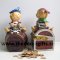 กระปุกออมสินเรซิ่น โจรสลัดเด็ก Pirate Kids แนวทะเล (2 ตัว)