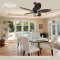 พัดลมเพดาน Caribbean Breeze - Antique Dark Wicker