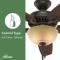 พัดลมเพดาน Builder Deluxe - New Bronze