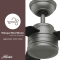 พัดลมเพดาน Cabo Frio - Matte Silver
