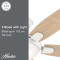พัดลมเพดาน Contempo - White with Light Oak Blade