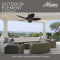 พัดลมเพดาน Outdoor Elements II - New Bronze