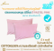 ปลอกหมอนหนุน COTTON100% (สีพื้น+มีลิ้น) สี PINK