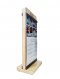 Wooden T-Stand with Laser Logo