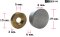 Nut bolt 19 mm Mate sliver