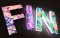 Acrylic Letters front light,