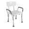 Shower chair : LH-D06 | Adjust height - low with backrest.