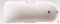 อ่างอาบนํ้าแบบมีมือจับพร้อมสะดือสายโซ่ COTTO BH225D(H)WH