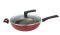 Forge red กระทะทรงลึกพร้อมฝาแก้ว 30 ซม.รุ่น 22085-T