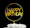 ป้าย Happy Birthday อะคริลิควงกลม (10 ชิ้น)