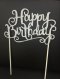 ป้ายกระดาษ HBD กากเพชร หัวม้วน (10ชิ้น)
