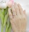 รูปมือ แหวนเพชรคู่ WD873 & WD500