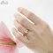 รูปมือ YD451 แหวนเพชรเม็ดเดียว แรขนแมว