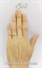 รูปมือ YD643 แหวนเพชรเม็ดเดียว แรขนแมว