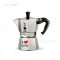 หม้อต้มกาแฟ โมก้าพอท BIALETTI Moka Express รุ่น I Love Coffee สีเงิน (ไซส์ 3-cups)