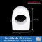 ซีลยางซิลิโคนสีขาวใส D-Hollow 20x25mm