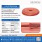 ยางฟองน้ำซิลิโคนสีแดงอิฐ 7X14mm (Silicone QH +315°C)