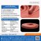 ยางฟองน้ำซิลิโคนสีส้มอิฐ 7x10 mm (Silicone QM +270°C)