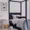 MIDNIGHT BLUE - METROPOLE BED