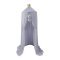 DREAMY CANOPY WITH 1 POM SET LIGHT GREY