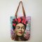 กระเป๋าผ้าพิมพ์ลาย Frida / กระเป๋าผ้าแคนวาส / กระเป๋าผ้าฟรีด้า / จัดส่งฟรี