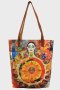 Colorful Ethnic Canvas Tote Bag