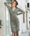 Wrap Dress / Rayon Winter Dress / Winter Dress